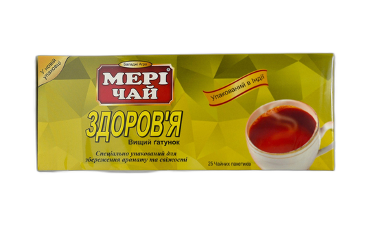 Чай чорн Здоровє Мери 25*2г