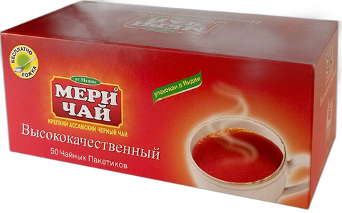 Мері Чай чорний індійський 50 пак * 2 г 2-1-0 фото