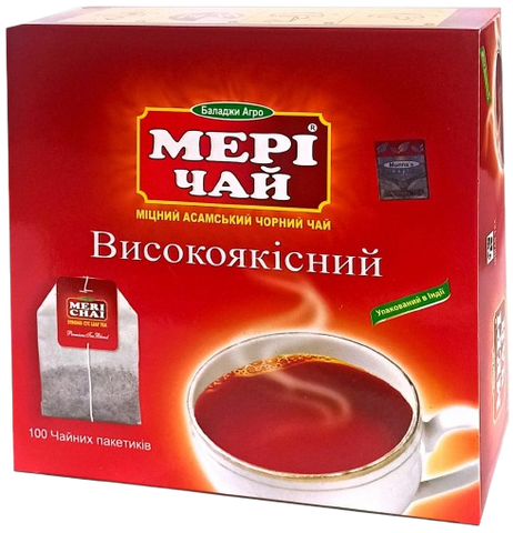 Мері Чай чорний індійський 100 пак * 2 г 2-1-1 фото