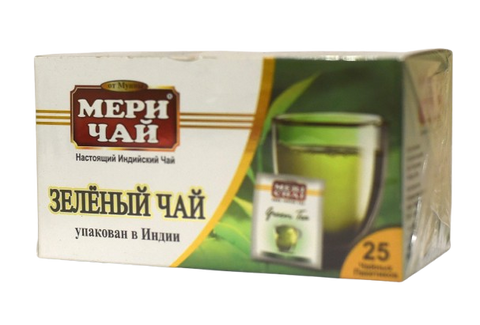 Мері Чай зелений індійський у сашепакетах 25 х 2 г 4-8 фото